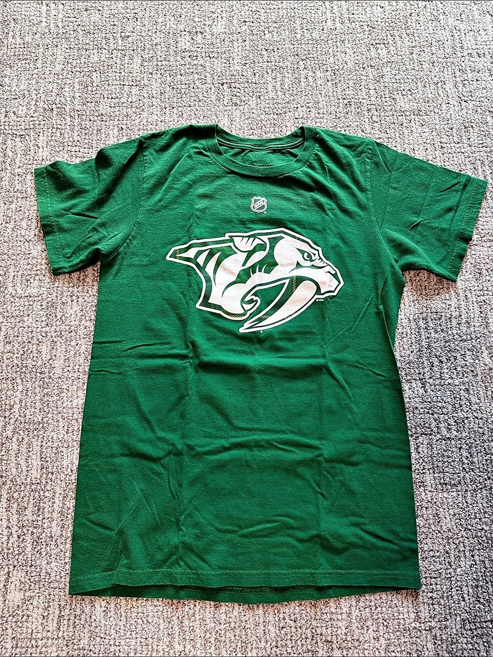 Reebok PK Subban Nashville Predators Hockey Jersey Green T-Shirt